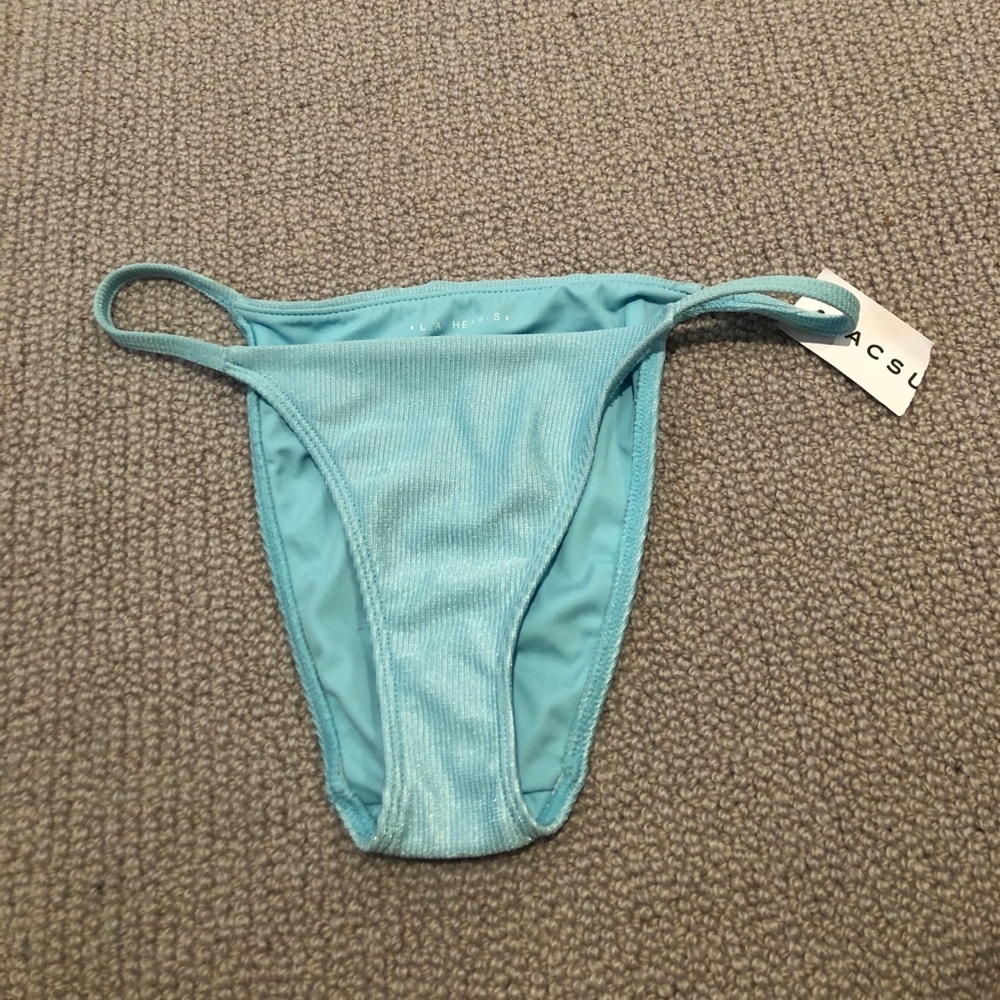 Pacsun LA Hearts Blue Bikini Bottom